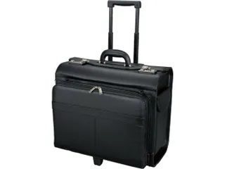 Pilotenkoffer Alassio 42x45x26 cm san remo zwart kunstleer - 2