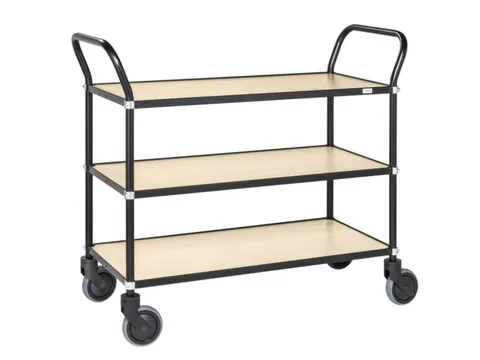 tafelwagen,draagverm. 250kg,3xhouten plaat,laadvl. LxB 950x430mm