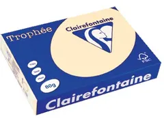Trophée Pastel gekleurd papier A4 80 gram 500vel Crème