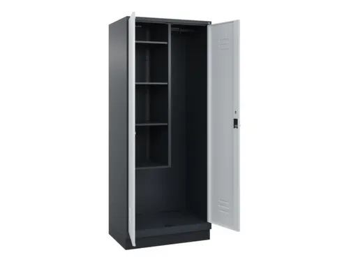 schoonmaakkast,HxBxD 1950x800x500mm,links 4vakken