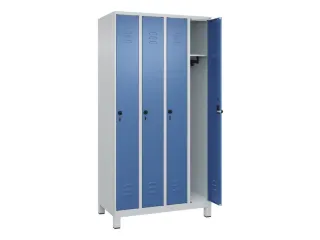 locker,HxBxD 1950x1000x500mm,4vak,vak B 250mm,draaigrendel,voeten - 2