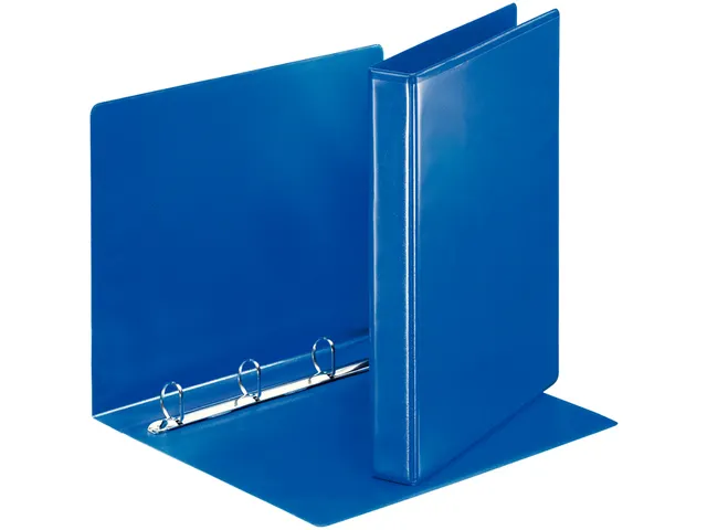 Presentatie Ringband Esselte 4 rings A4 25mm D-mech Panorama Blauw