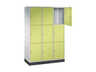 grootvolume-lockersysteem,RAL 7035/RDS1108060,HxBxD 1950x1220x500mm - 1