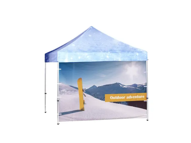 Wand voor Tent Alu 3x3 meter met Eigen print Enkelzijdig Buitenzijde