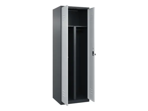 PBM-locker,HxBxD 1850x600x500mm,2vak,vak B 300mm,draaigrendel