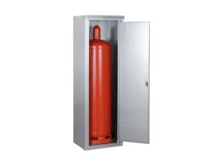 gasflessenkast,v. 1x33kg fles,HxBxD 1435x460x400mm,m. dak,vleugeldeur - 2