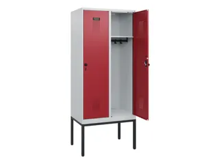 schoollocker,HxBxD 1950x800x500mm,2vak,vak B 400mm,draaigrendel - 1