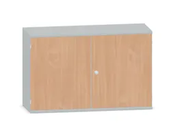 Kantoorkast 770x1200x430mm Decor Romp Lichtgrijs Decor Front Beuken