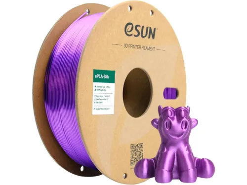 eSUN 3D printer Filament ePLA-Silk 1,75mm Paars 1kg