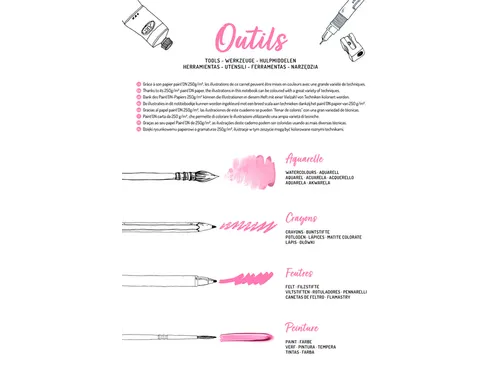 Kleurboek Clairefontaine Odelia A4 Vrouwen