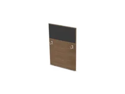 baliepaneel v. bureau aanbouw rechts NT-cherry BN8010-antraciet 800mm