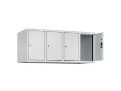 opzetkast,v. locker,4vak.,vak B 300mm,HxBxD 500x1200x500mm