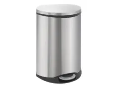 Pedaalemmer met Afvalscheiding Mat RVS 44 Liter