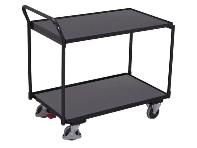 chariot à plateaux,force 250kg,2plateau(x),plateau Lxl 835x490mm