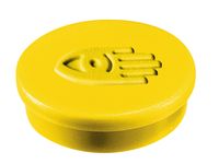 Magneten rond 30mm 10 stuks geel