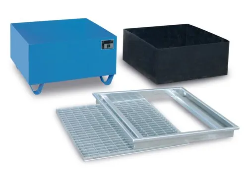 Opvangbak 4x 200l Opvangvol. 211l Pe-Element 288x 1212x 1212mm