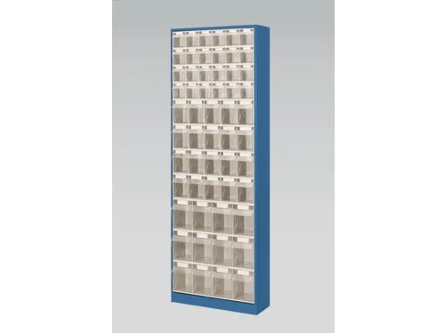Transparante Magazijnbakken 56Bakken Abs-Kunststof Corpus Ral5007