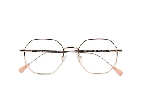 Leesbril I Need You +3.00 dpt Yoko goud