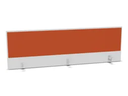 opzetpaneel,v. bureau,aanbouw achter,B 1800mm,Bl-wit,BN3012-oranje