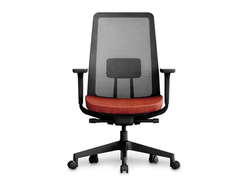 bureaustoel synchroonmechaniek 4D-armleuningen Rood