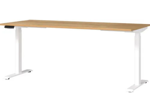 Elektrisch ihv bureau,HxBxD 720-1200x1800x800mm,blad Navarra-eiken