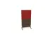 scheidingswand,v. kantoor-scheidingswand,NV bruin hickory,BN4011-rood