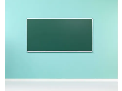 Schoolbord Enkelvlaksbord 120x300cm Krijtbord Magnetisch Groen emaille