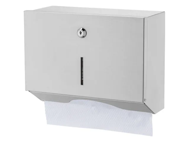 Rvs Handdoekdispenser Klein C-vouw Z-vouw