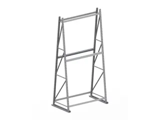 magazijnrek voor profielen,grondveld,tweezijdig,HxBxD 3000x1400x800mm - 3