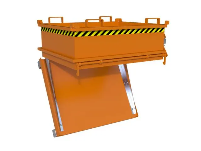 mini-bodemklepcontainer,HxLxB 625x1000x1200mm,0,37m³,inrijbeugel,staa