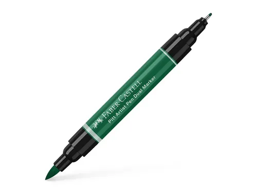 Tekenstift Faber-Castell Pitt Artist Pen duo marker 264 donker phthalo