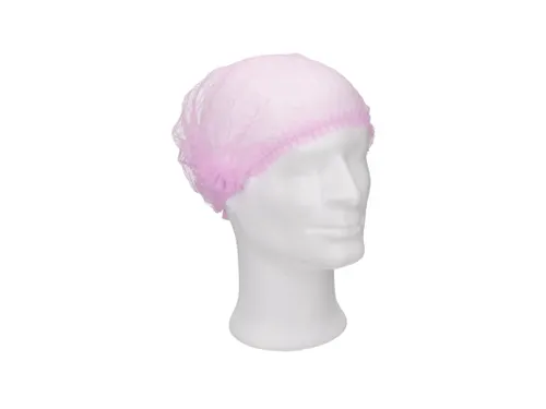 CMT Haarnet Clip Cap PP Non Woven Roze Maat XL 58cm 1000 Stuks