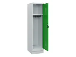 schoollocker,HxBxD 1630x400x500mm,1vak,vak B 400mm,draaigrendel,sokkel