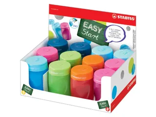 Puntenslijper STABILO Easy 4500 3 in 1 ass rechts-linkshandig en kleur - 1
