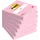 Memoblok 3M Post-it 654 76X76mm Roze