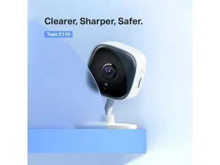 Tapo C110 V1 Security Wifi Camera 2304x1296p 2.4GHz wit - 3