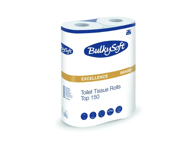 Toiletpapier BulkySoft Excellence 4-Laags Wit 6x150 vel 66400