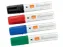 Viltstift Nobo whiteboard Glide schuin assorti 10mm 4st
