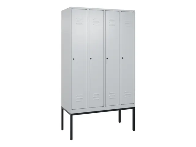 locker voor scheiding van kleding,HxBxD 2120x1200x500mm,4vak