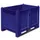 Stapelcontainer Pp Hxbxd 850X1200X800Mm 550 Liter 2Sledepoten Blauw