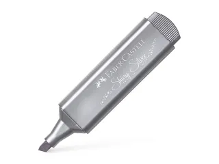 Tekstmarker Faber Castell Metallic zilver - 1