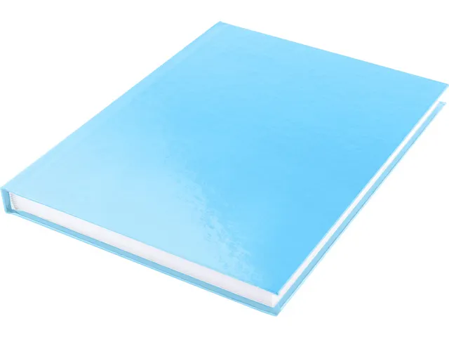 Schrift Kangaro A5 lijn hard cover pastel blauw, 80 vel, 80 grams