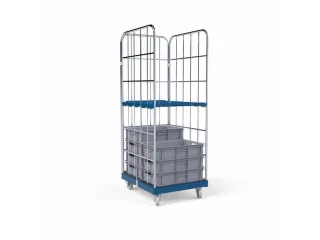 rolcontainer,draagverm. 500kg,HxLxB 1830x815x682mm,nuttige H 1650mm - 3