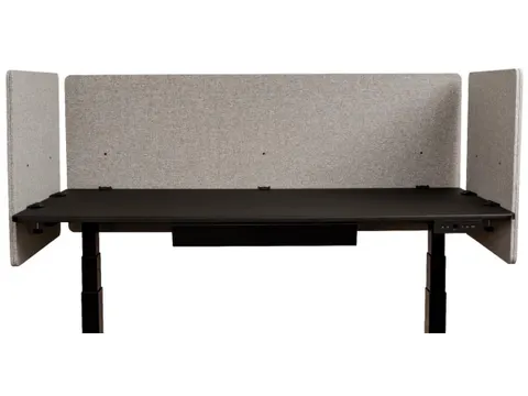 geluidabsorberende tafelscheidingswand,HxBxD 600x600x20mm,wand PET