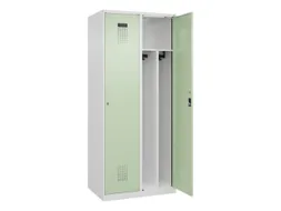 locker voor scheiding van kleding,HxBxD 1850x800x500mm,2vak