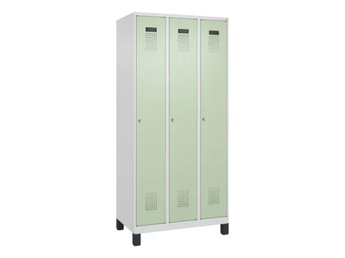 locker,HxBxD 1950x900x500mm,3vak,vak B 300mm,cil.-slot,voeten