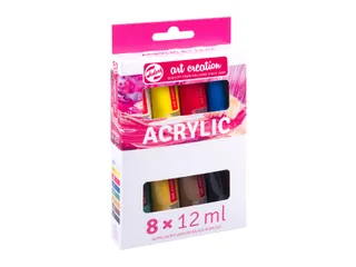 Acrylverf Talens Art Creation assorti 8 tubes à 12ml - 3