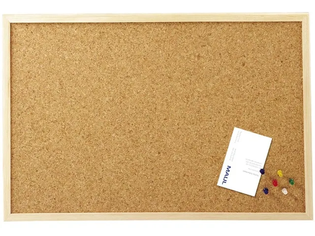 Kurkbord Met Houten Frame Ft 30x40cm