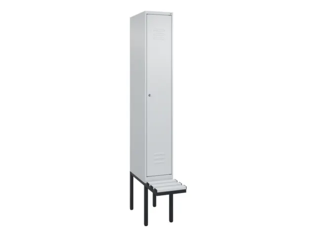 locker met bank,HxBxD 2120x300x815mm,1vak,vak B 300mm,cil.-slot