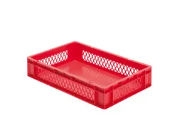 Euronorm-Stapelbak 22l H X L X B 120x600x400mm Rood